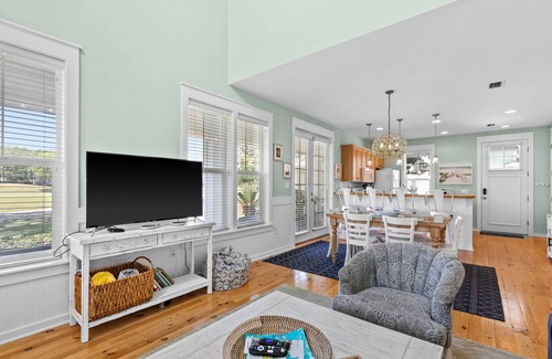Laurel Grove House | Best Lot Laurel Grove; Porch w/Grill Lake &Golf Views New Golf Cart Pool Hot Tub