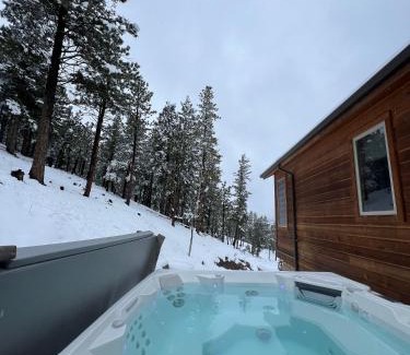 Evergreen House | BEST VIEWS! Luxury Mountain Home - Saltwater HotTub, Firepit, BBQ- Close to Trails, Red Rocks