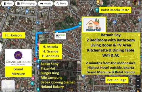 Bandar Lampung House | Betuah Say [2BR City Center Holiday Home]