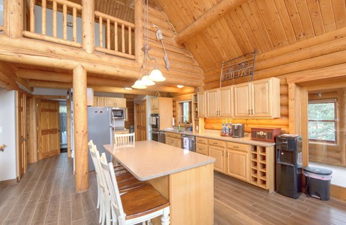 Cornucopia Cabin | Birch Haven | Spectacular Lakefront Log Cabin