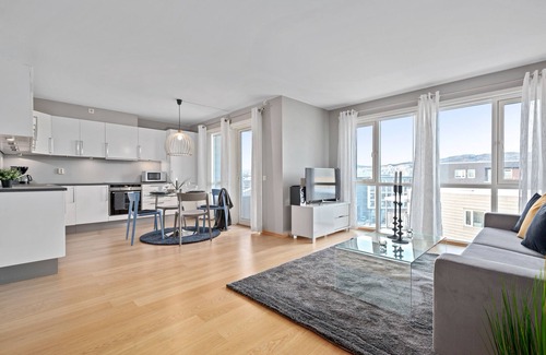 Trondheim Apartment | Bjørvika Apartments, Solsiden Area, Trondheim city center