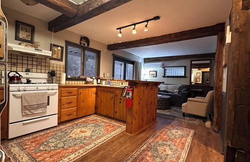 Montgomery Center Bed & Breakfast | Black Bear Suite - Amazing 2BR suite with deck overlooking the Trout River & only 7 minutes to Jay Peak Resort. With Breakfast Included!