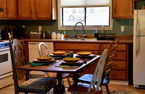 Angel Fire House | Black Lake Mountain Retreat. The rural setting welcomes birds and bird watchers.