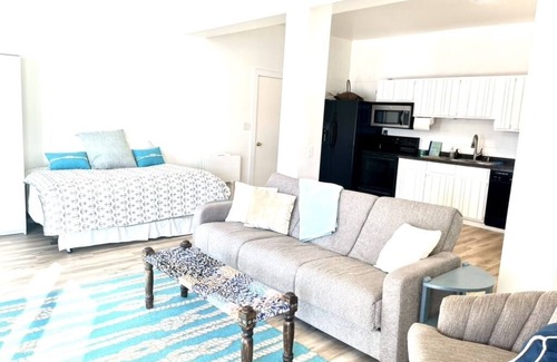 Hancock Apartment | Bliss Shores: Sunset Studio Suite - Waterfront with Wraparound Deck