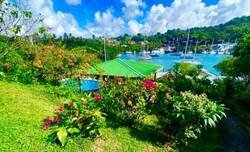 Marigot Bay Apartment | Blue Bamboo cottage Marigot Bay.