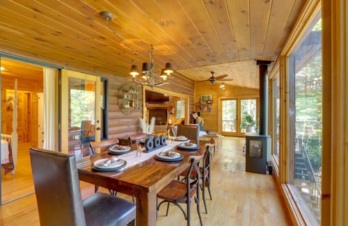 My Mountain Cabin | Blue Ridge Cabin w/Hot Tub & Private Lake!