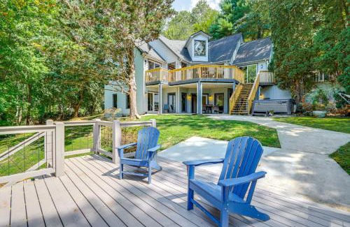 Morganton House | Blue Ridge Lake Home with Hot Tub in Morganton!