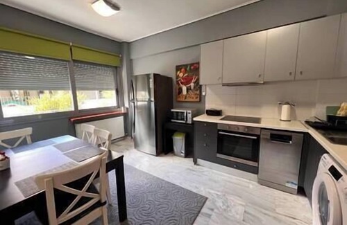 Khalandrion Apartment | Blue Spacious Flat wt Parking nr Marousi Hospitals
