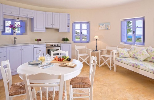 Imerovigli Villa | Blue Windmill Santorini luxury villa with private pool and sea view