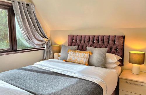 Llanybri Ski Chalet | BlueBell 16-Hot Tub-Woodland Lodges-Pembrokeshire
