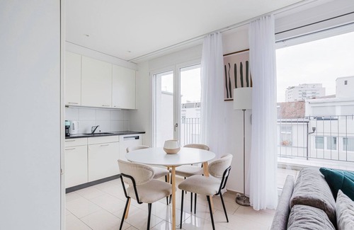 Basel Apartment | Blueground | Am Ring, private w/d, furnished