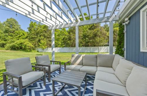 Saugatuck House | Bluestar Cottage - Hot Tub Pergola and Fire pit
