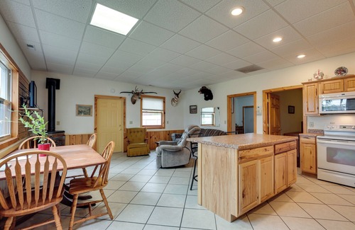 Rhinelander Cottage | Boat Dock & Fire Pit: Lakefront Monico Home!