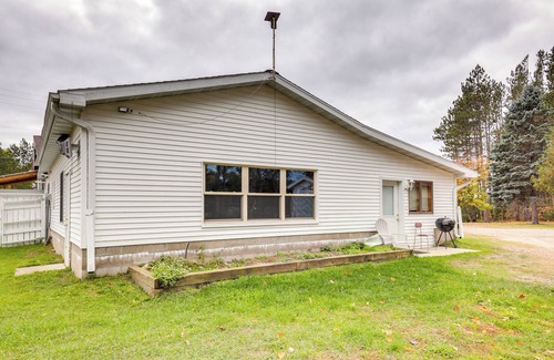 Rhinelander Cottage | Boat Dock & Fire Pit: Lakefront Monico Home!