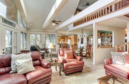 Tiptonville House | Boat Dock on Reelfoot Lake: Tiptonville Retreat
