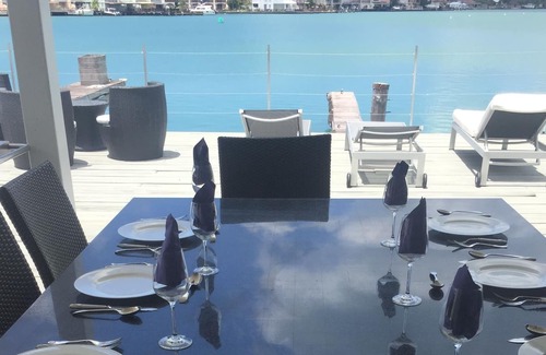 Jolly Harbour House | Boat house & KDOCK with pool & Docks 14% ST ,Usd 5 Tl PP on arrival .