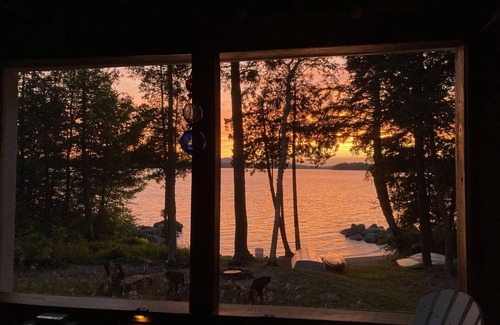 Lakewood Cottage | Boating, fishing, and swimming on Green Lake! Your own private beach near Acadia