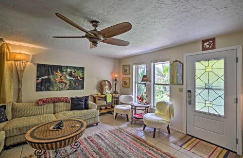 Bonita Springs House | Boho-Style Escape with Patio about 3 Mi to Bonita Beach!