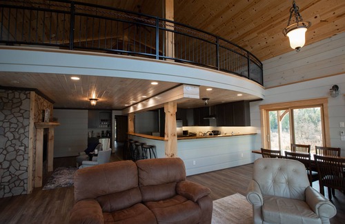 Straits of Mackinac House | Bois Blanc Island Lighthouse Home. Iconic Sunset Views of the Mackinac Bridge!