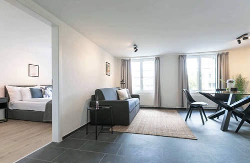 St. Gallen Apartment | book2stay 2-room apartment #2 Rosenberg up to 4 persons