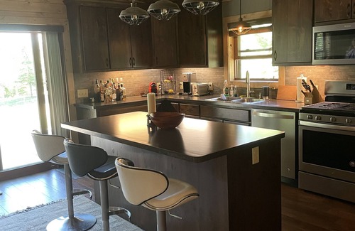 Pequot Lakes House | Bourbon Hideout - Private dock and access to Lower Hay Lake/Whitefish Chain