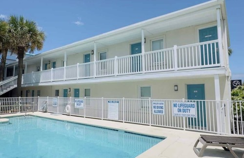 Downtown Myrtle Beach Apartment | Boutique on the beach, Studio #107 + Pool
