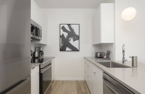 Fraser Condo | Brand-new 2-bedroom condominium in Fraser featuring a private hot tub.