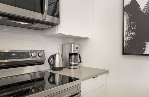 Fraser Condo | Brand-new 2-bedroom condominium in Fraser featuring a private hot tub.