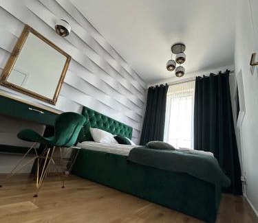 Kolobrzeg Apartment | Brand New ! Baltic Marina Residence Sauna & Fitness Apartments- Royal Green Apartments, Ferienwohnung polnische Ostsee