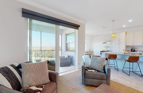Punta Gorda Condo | Brand-new golf course-front condo with heated pool, tennis, golf, gym, balcony