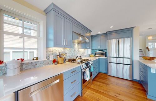 Essex House | Brand new oceanfront home with a grill, deck, & beach access - stellar views