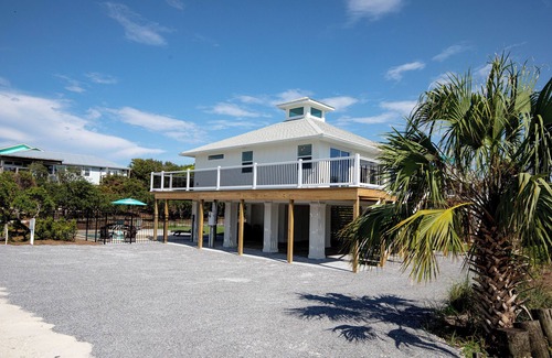 Cape San Blas House | BRAND NEW Pet Considered! Private pool, fenced yards and steps to the beach