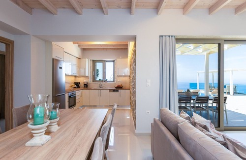 Zerviana Villa | Brand new villa Bonsai, breakfast, amazing sea & sunset view, luxury