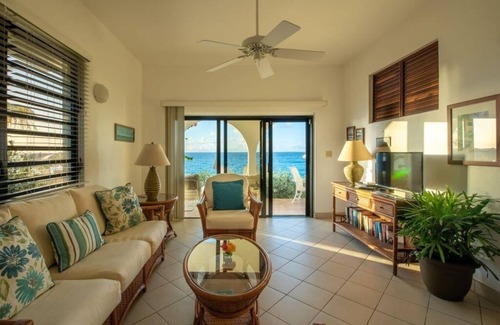 West End Village Hotel | Breathtaking Sunset at Our Beach Front Stay | Living Area & Private Patio