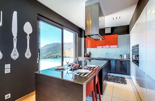 Chania Town Villa | Breathtaking Seaview Villa With Heated Pool, Chania Crete