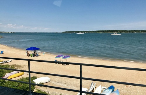Pipes Cove Condo | Breathtaking Waterfront Greenport Village Condo, private beach, pool, tennis
