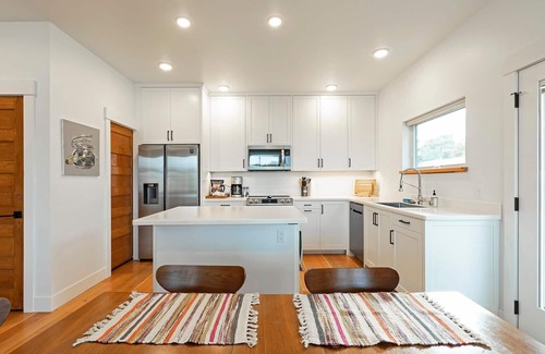 Rose Park House | Bright, airy, contemporary home located in central Missoula with mountain views