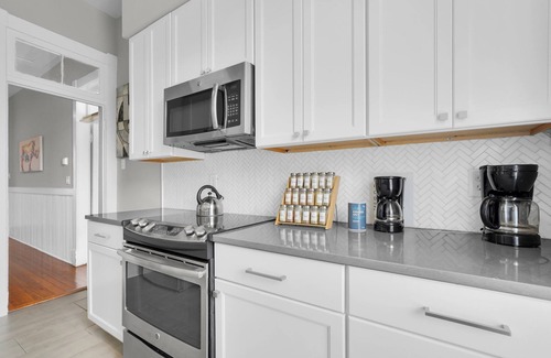 Dixon Park Apartment | Bright + Airy Home w/Private Parking in Victorian District by Lucky Savannah