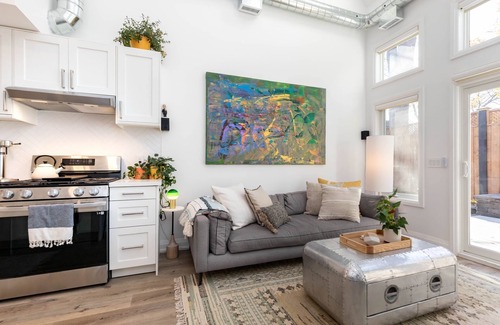 Leslieville House | Bright and Cheerful boho designed laneway home