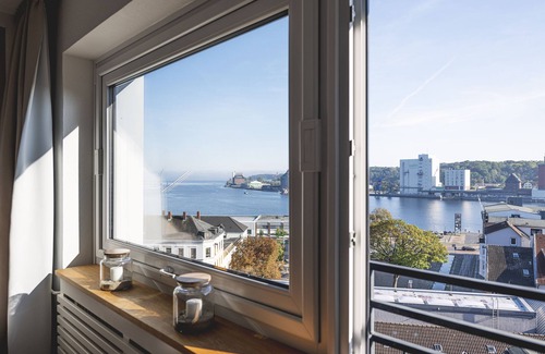 Flensburg Apartment | Bright and modern apartment with great views of the fjord, incl. parking spot