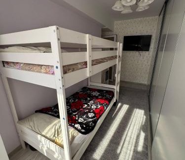 Galati Apartment | Bright Family Escape in Galati 3 Room Apartment with 2 Bathrooms and Natural Light