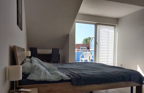 Bernau bei Berlin Apartment | Bright maisonette apartment, 2 bathrooms, 2 balconies, 200mbit, dishwasher, washer-dryer