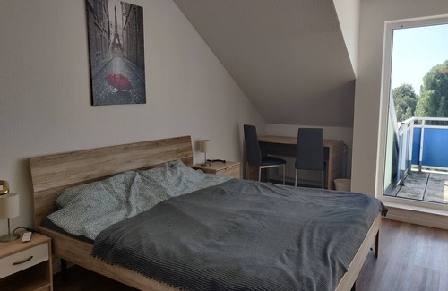 Bernau bei Berlin Apartment | Bright maisonette apartment, 2 bathrooms, 2 balconies, 200mbit, dishwasher, washer-dryer
