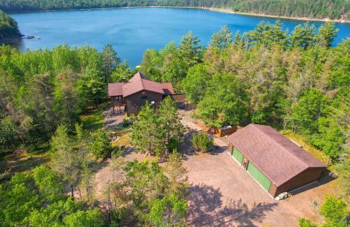 Minong House | Bright Minong Vacation Rental on Little Sand Lake!