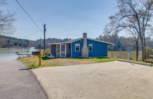 Shelby House | Bright Shelby Cottage with Deck and Creek Views!