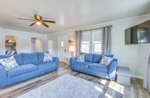 Shelby House | Bright Shelby Cottage with Deck and Creek Views!