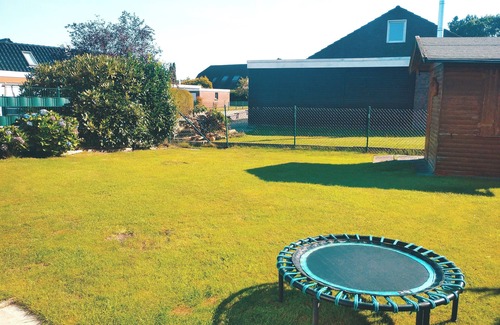 Berumbur Apartment | Bright vacation apartment near bathing lake with garden. Family and pet friendly!