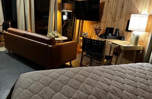 gmina Slemien Apartment | Brown Deer - z Sauną na Tarasie, Jacuzzi i Widokiem na Góry - by Deer Hills Luxury Apartments