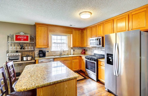 Browns Summit House | Browns Summit Vacation Rental w/Fire Pit!