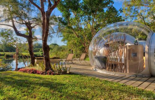 Trou d'Eau Douce Cabin | Bubble Lodge Ile aux Cerfs Island